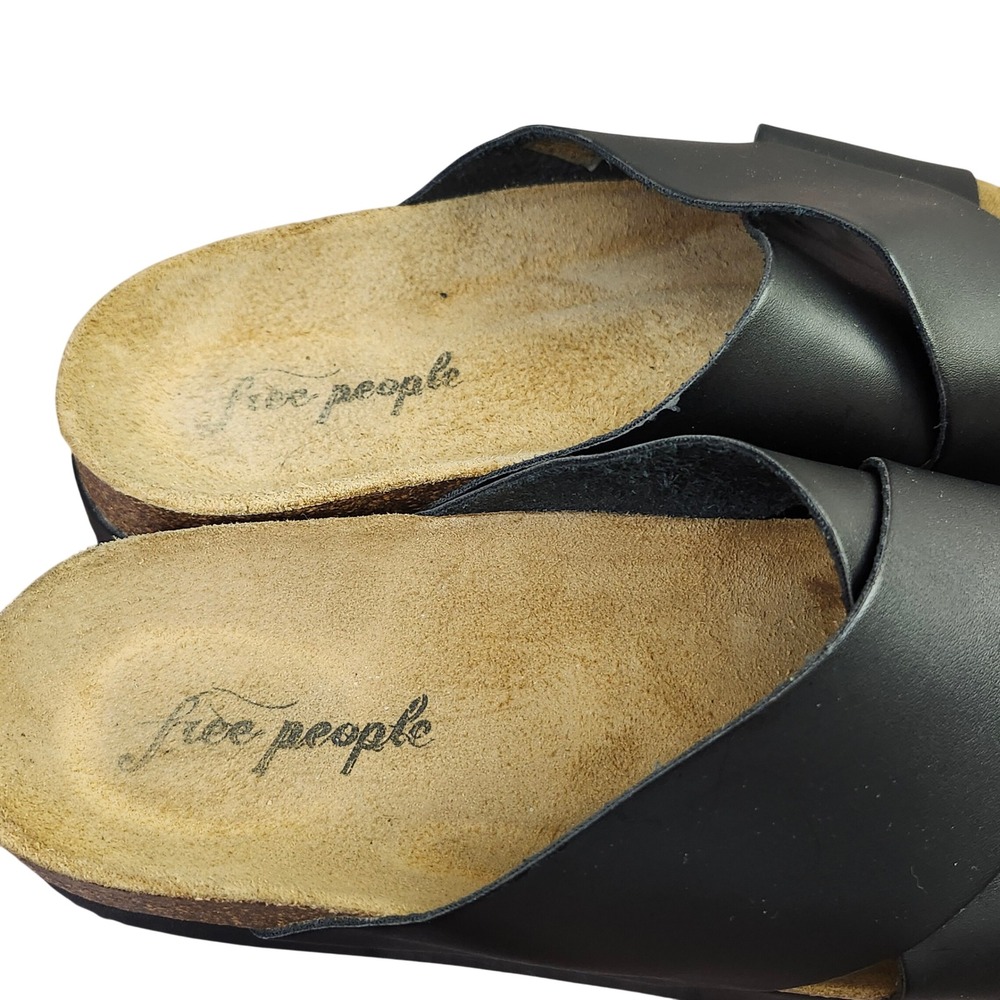 Free People Black Leather Platform Slide Sandals Sz 40/9
Boho Festival Casual - Picture 11 of 12